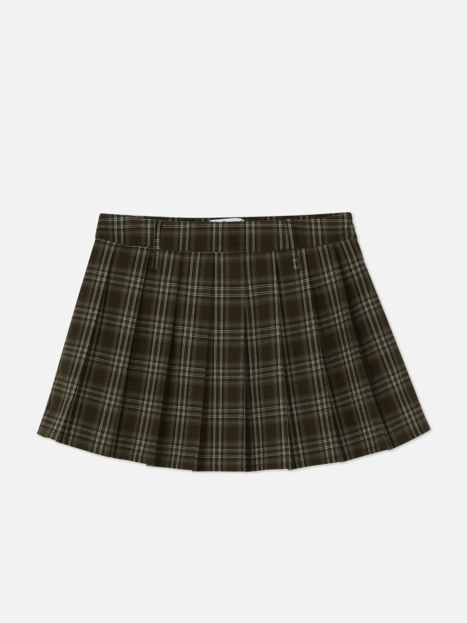 Jupes|Primark Mini-jupe Plissée à Carreaux Rita Ora Marron