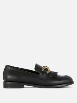 Ballerines|Primark Mocassins à Boucle Et à Franges Noir