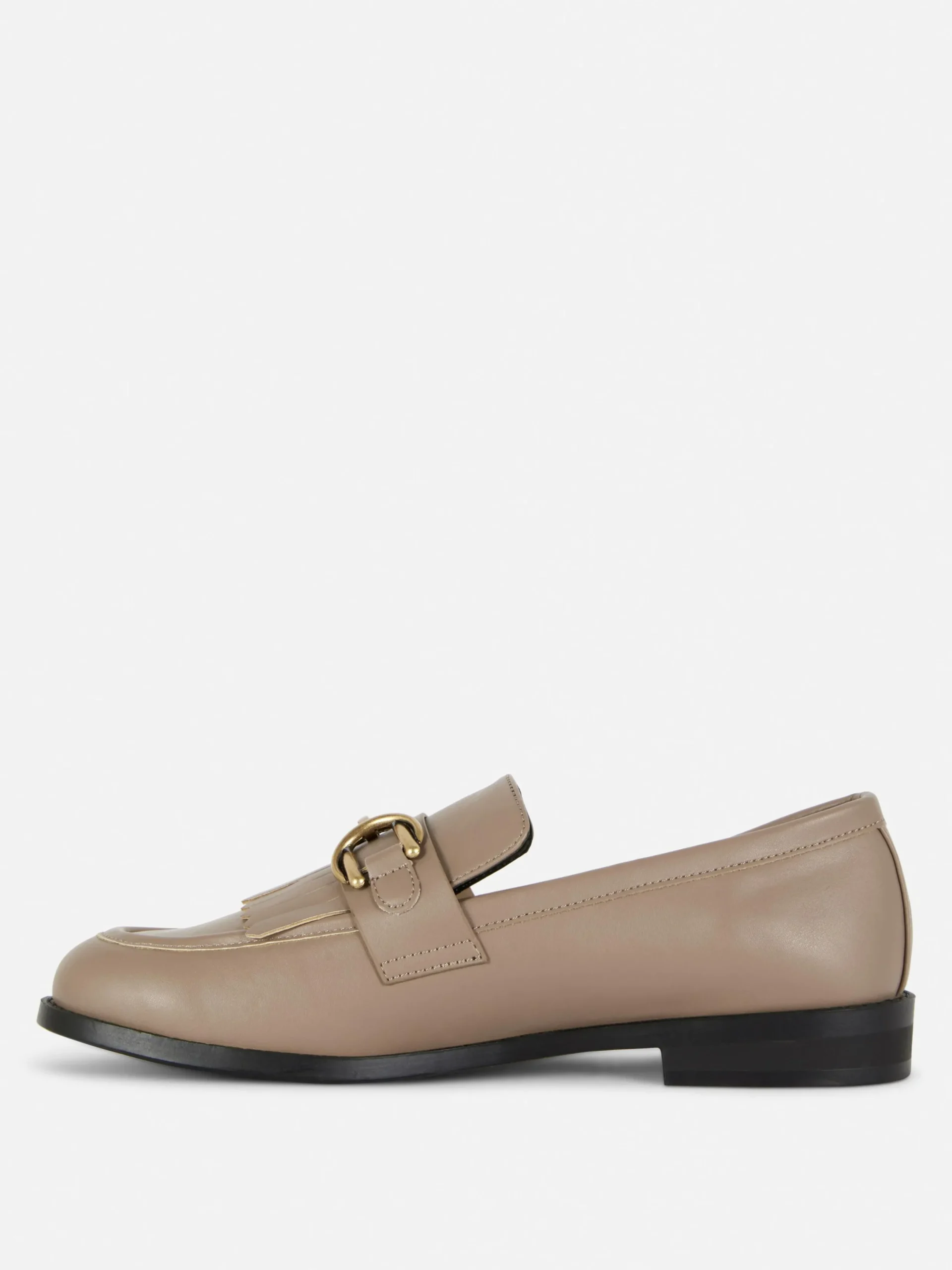 Ballerines|Primark Mocassins à Boucle Et à Franges Taupe