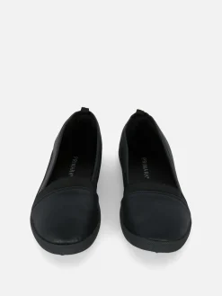 Baskets|Primark Mocassins à Enfiler En Simili Cuir Noir