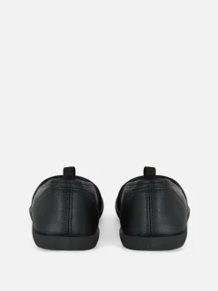 Baskets|Primark Mocassins à Enfiler En Simili Cuir Noir