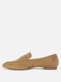 Ballerines|Primark Mocassins En Suédine Fauve
