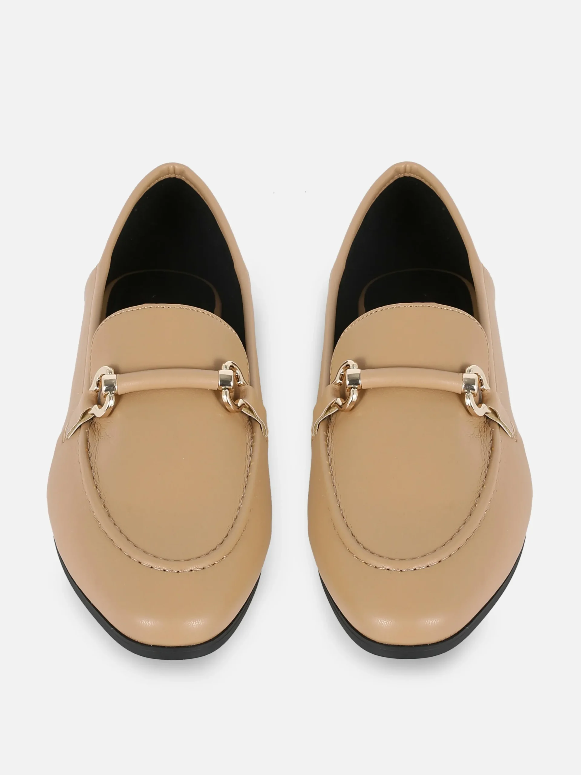 Ballerines|Primark Mocassins Habillés à Mors Fauve