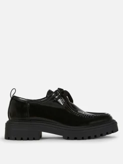 Ballerines|Primark Mocassins épais à Lacets Rita Ora Noir