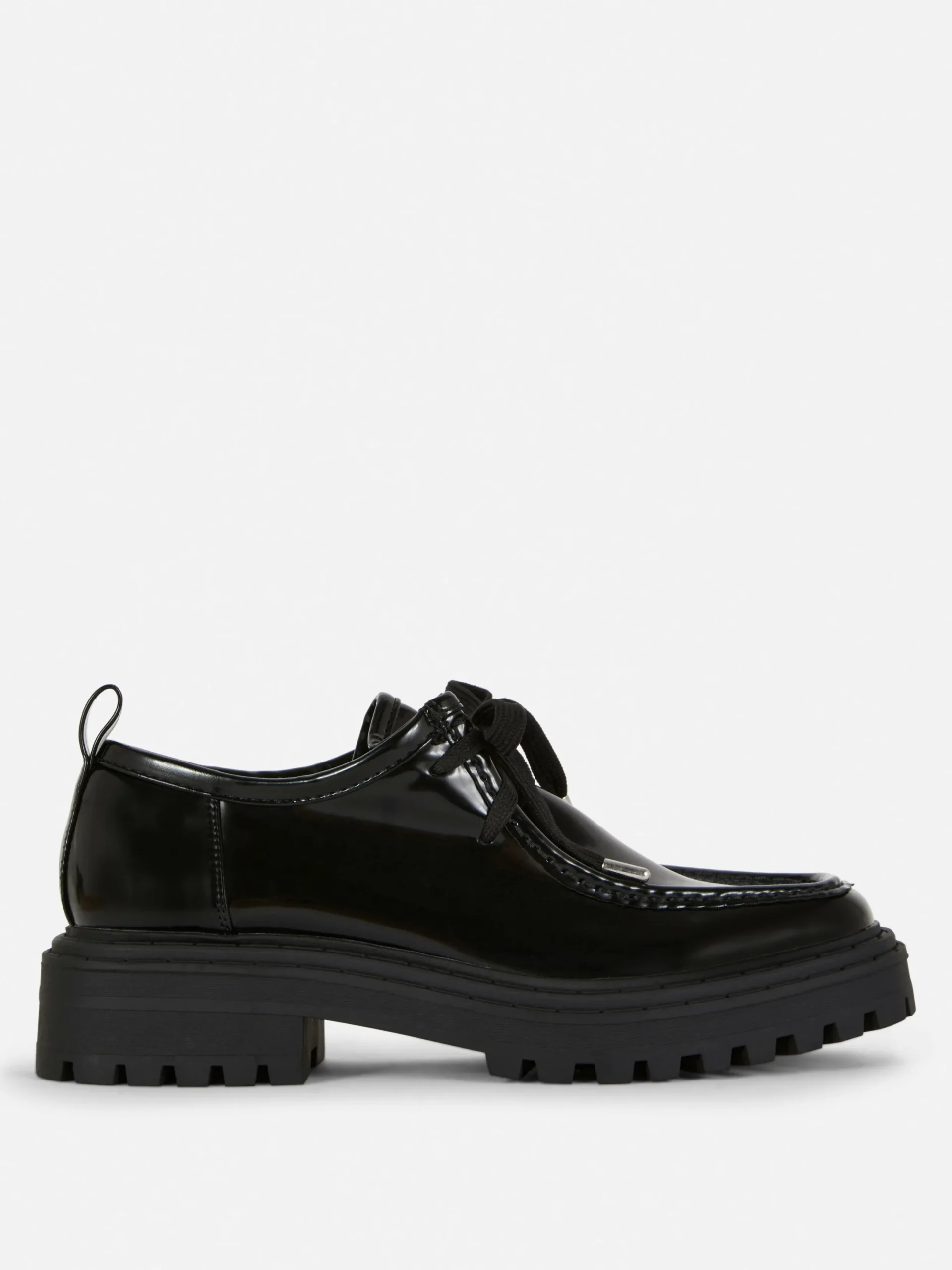 Ballerines|Primark Mocassins épais à Lacets Rita Ora Noir