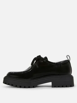 Ballerines|Primark Mocassins épais à Lacets Rita Ora Noir