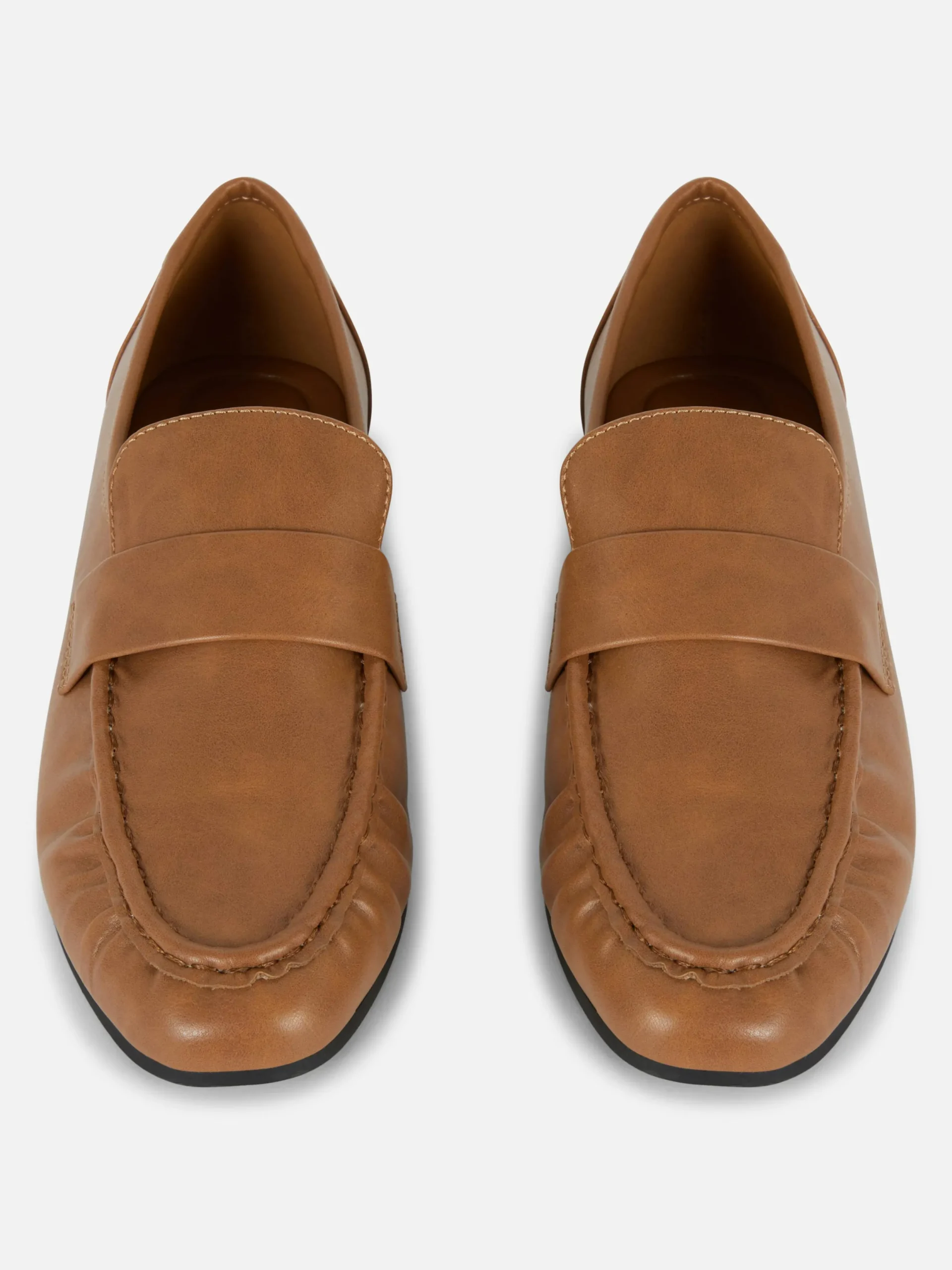 Ballerines|Primark Mocassins Ruchés Rita Ora Fauve