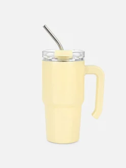 Tasses Et Mugs|Primark Mug Isotherme En Acier Inoxydable 0,56 l Jaune citron