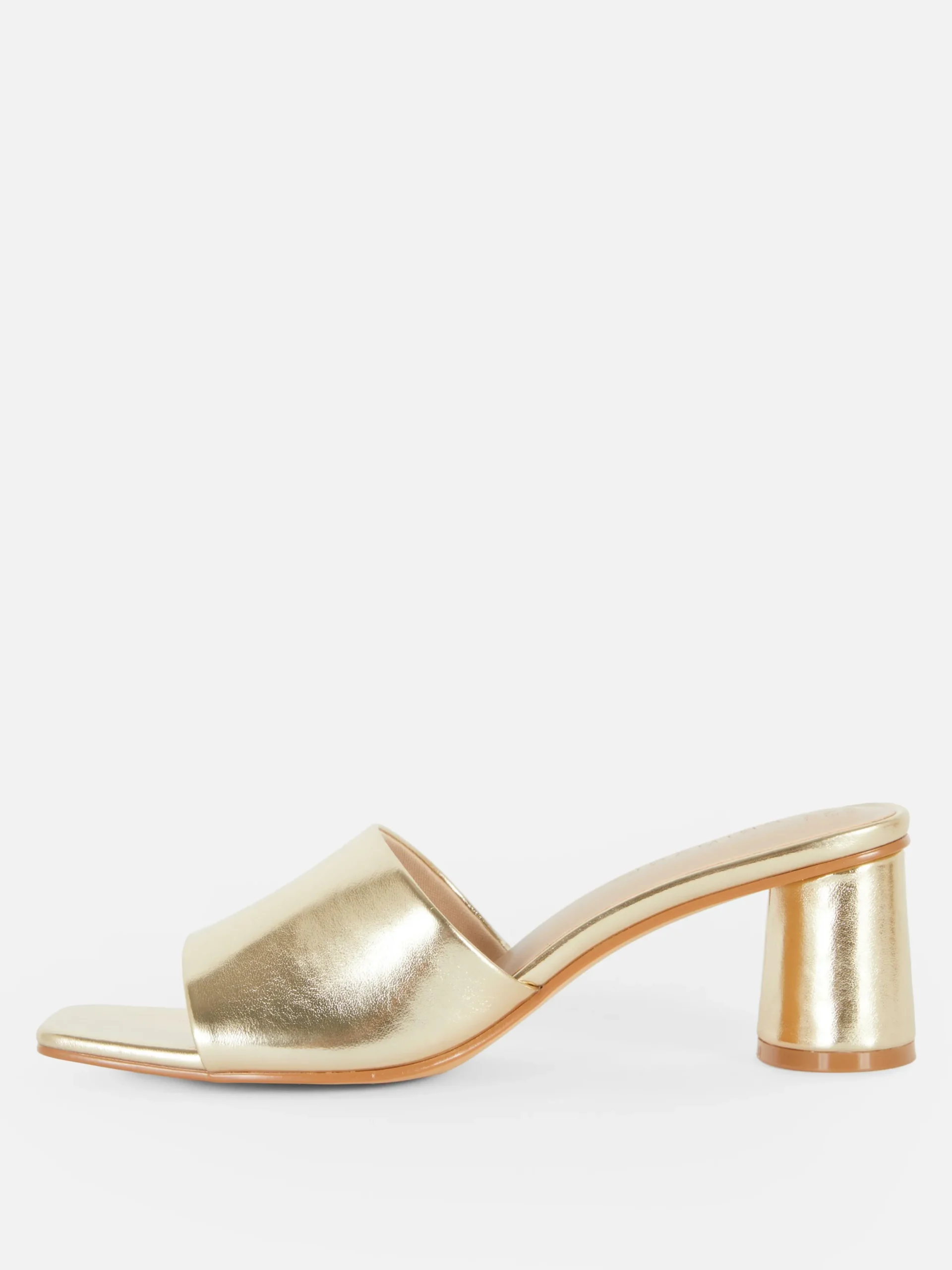 Chaussures À Talons|Primark Mules à Talon Bloc Doré