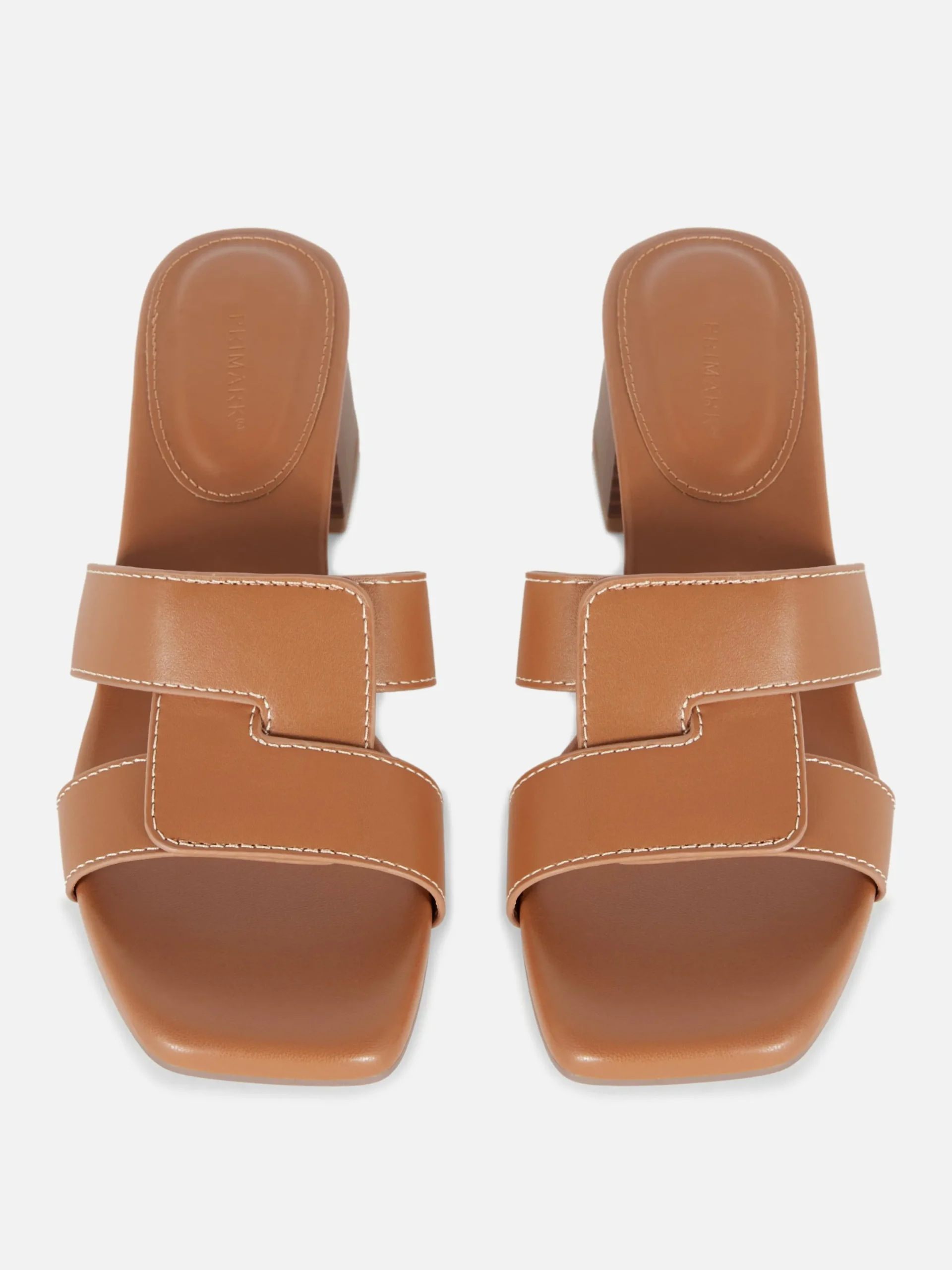 Chaussures À Talons|Primark Mules à Talons Avec Bride à Maillon Fauve