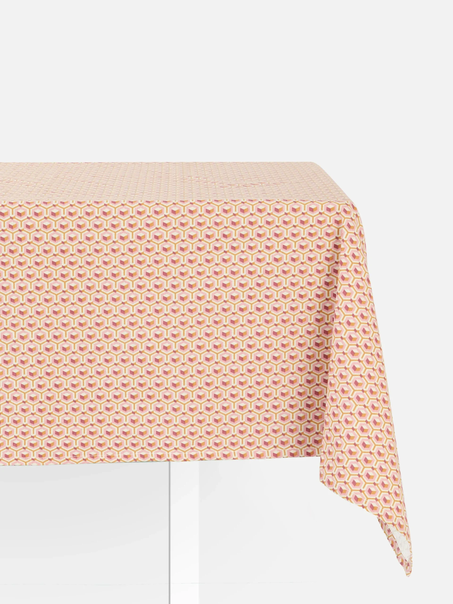 Art De La Table|Primark Nappe à Motif Géométrique Rose
