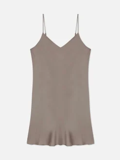 Combinaisons Et Caracos|Primark Nuisette En Satin à Col En V Gris