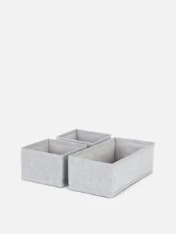 Boîtes Et Paniers|Primark Option De Rangement De Taille Moyenne Pour Tiroir Gris clair
