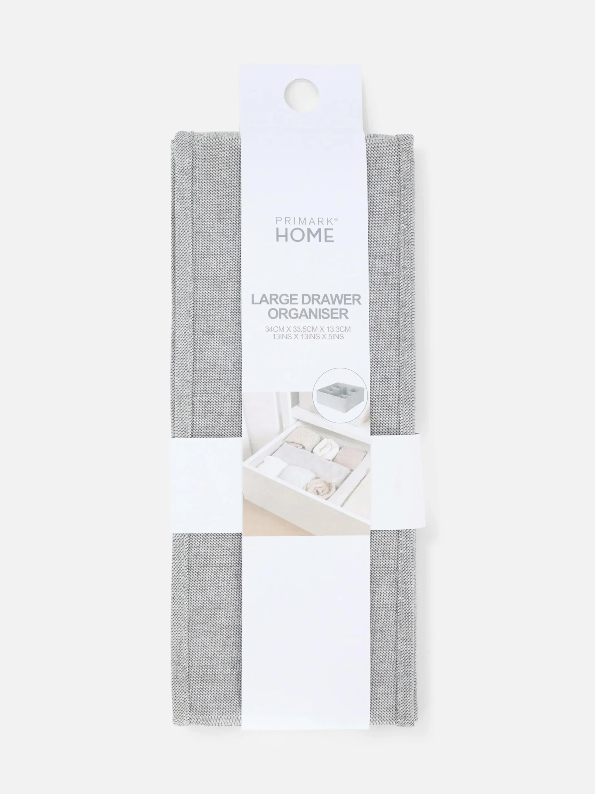 Boîtes Et Paniers|Primark Option De Rangement De Taille Large Pour Vêtements Gris clair