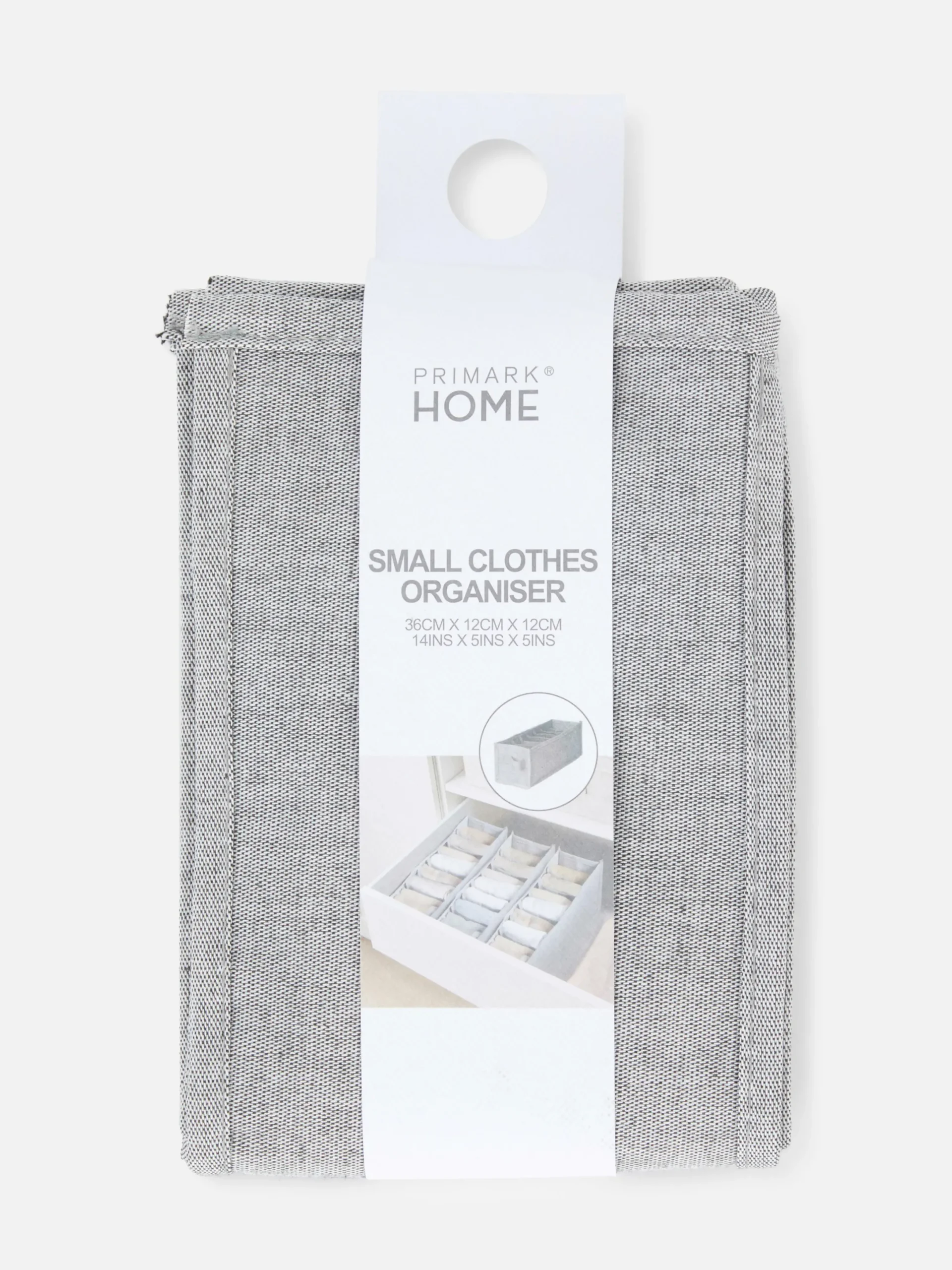 Boîtes Et Paniers|Primark Organiseur Pour Petits Vêtements Gris clair