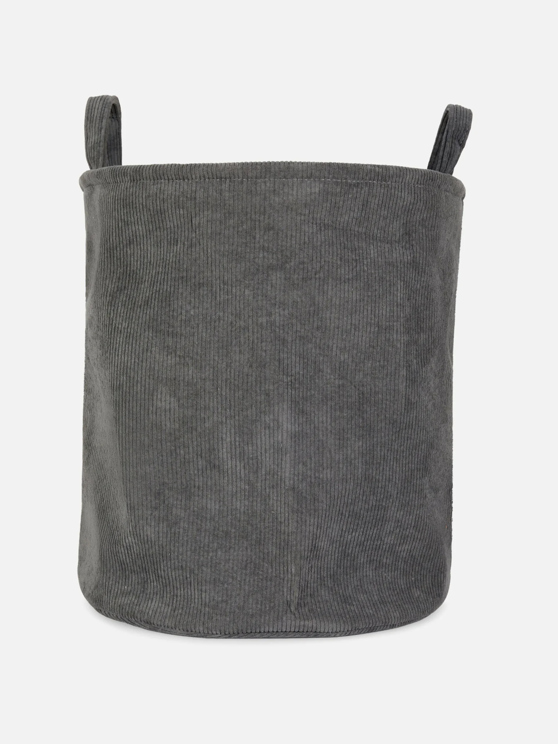 Paniers À Linge|Primark Panier à Linge En Velours Côtelé Anthracite