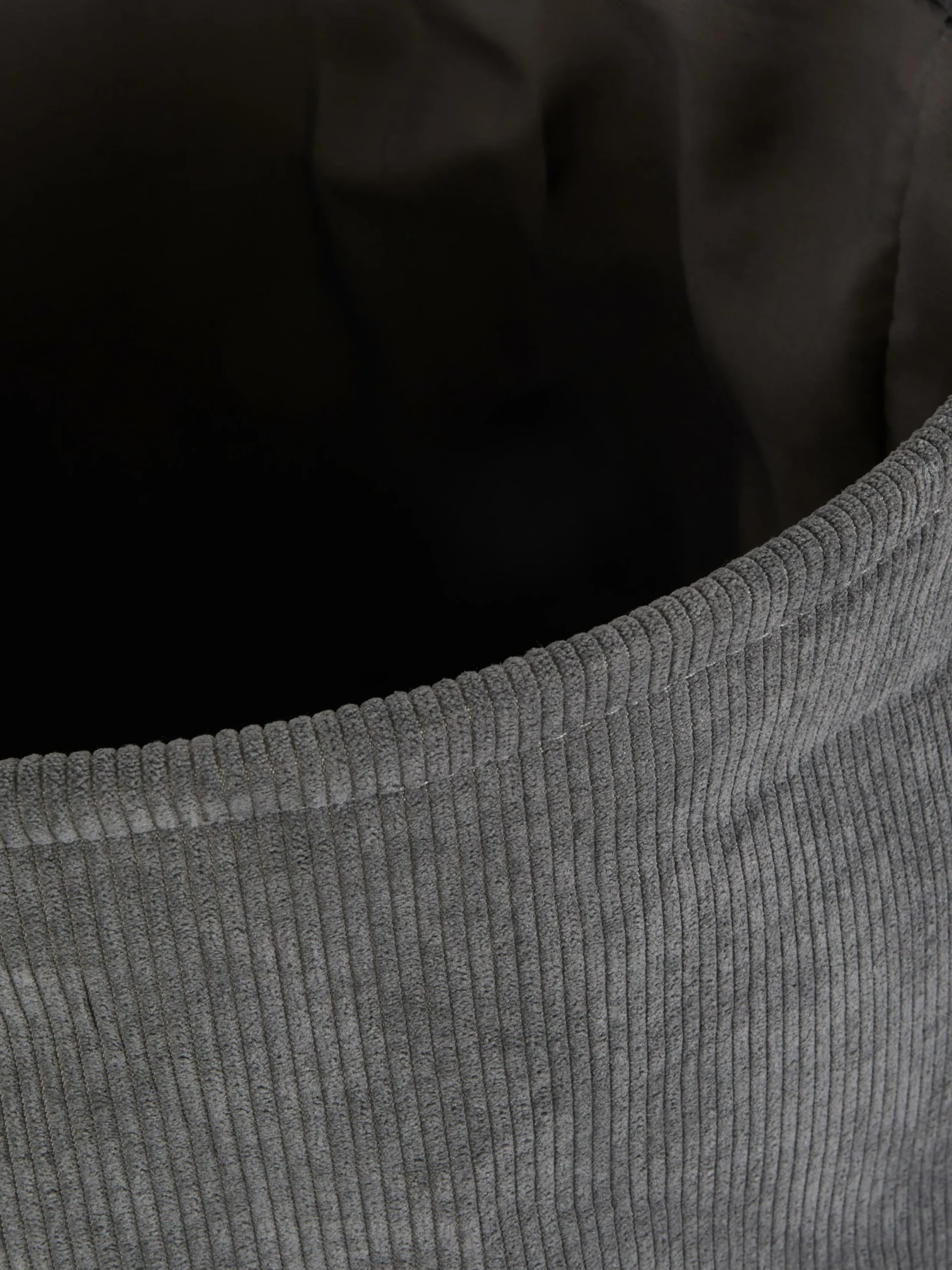Paniers À Linge|Primark Panier à Linge En Velours Côtelé Anthracite