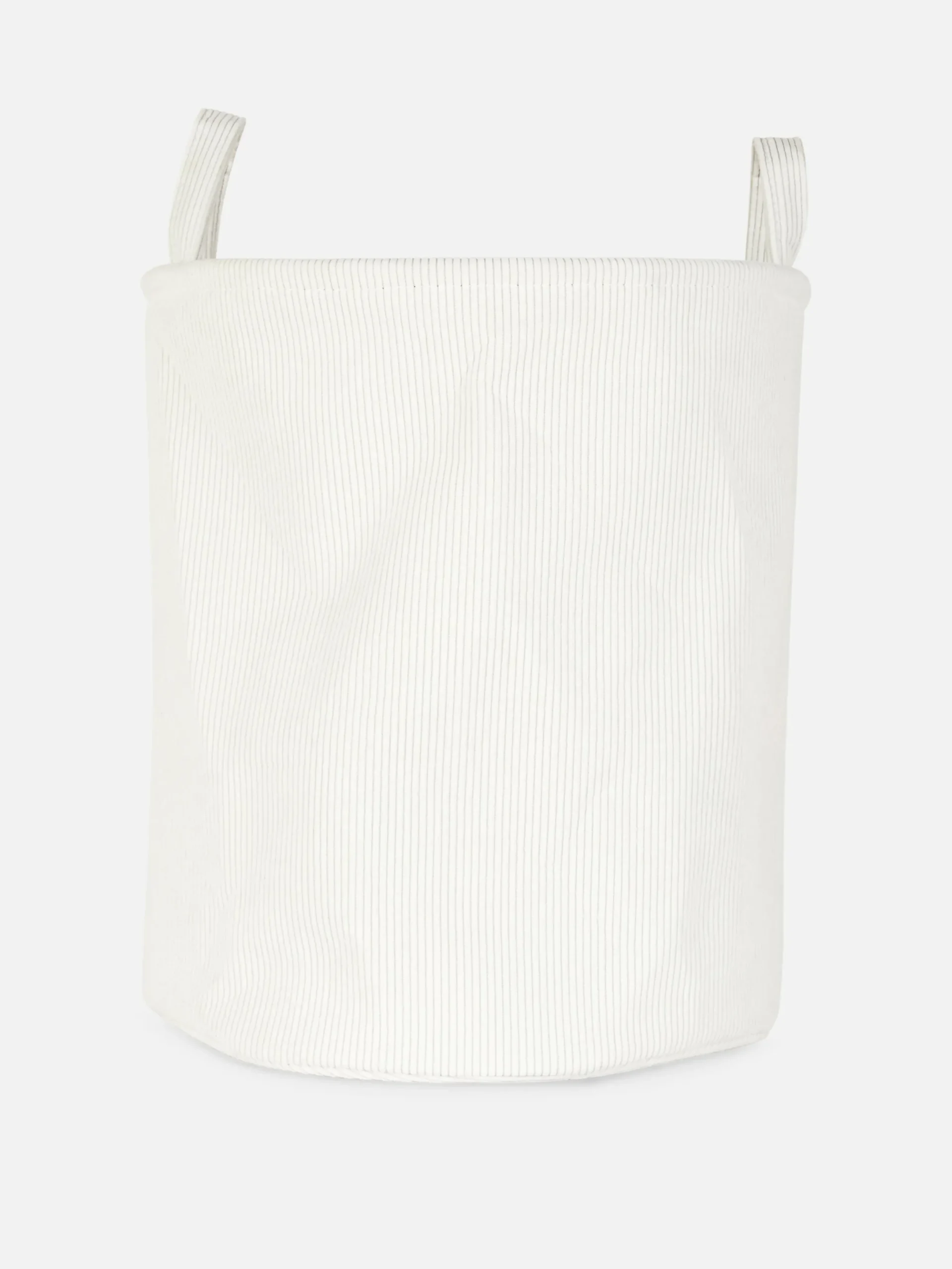 Paniers À Linge|Primark Panier à Linge En Velours Côtelé Crème