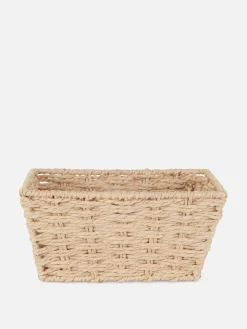 Boîtes Et Paniers|Primark Panier Carré En Corde Taupe