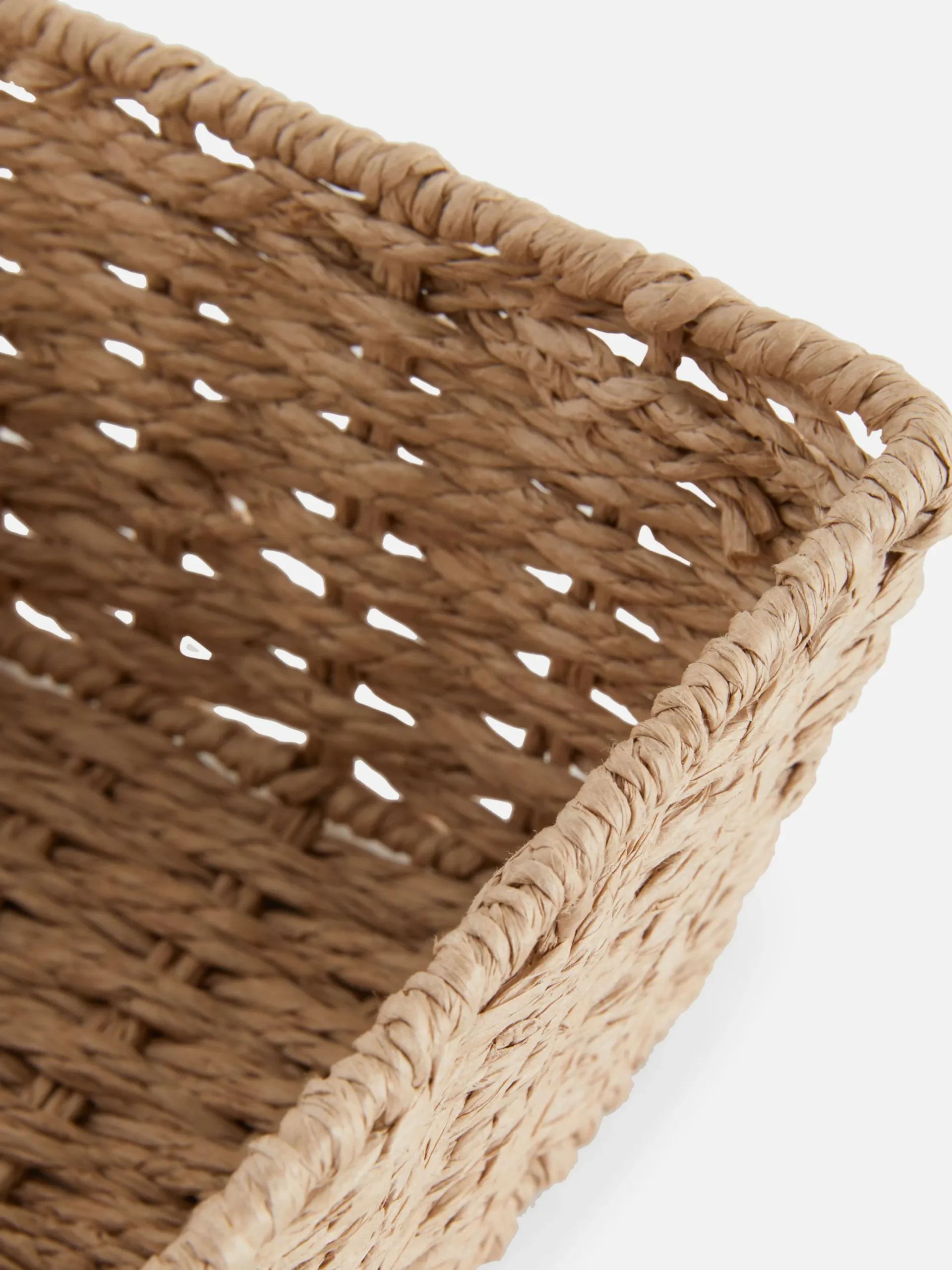 Boîtes Et Paniers|Primark Panier Carré En Corde Taupe
