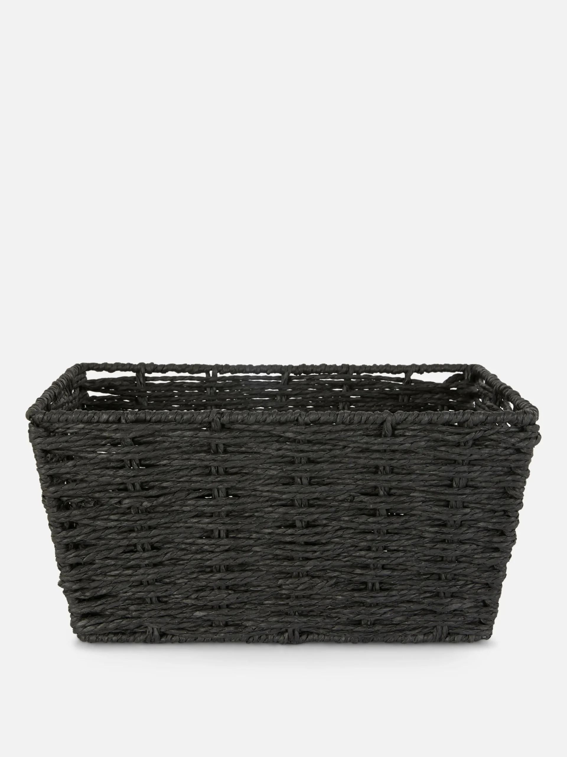 Boîtes Et Paniers|Primark Panier De Rangement En Corde De Papier Noir