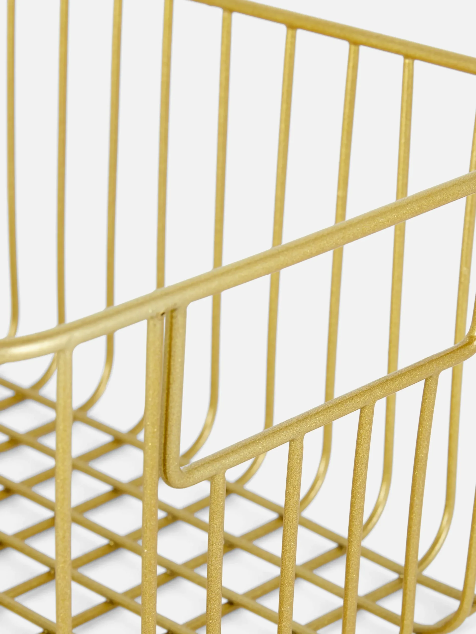 Boîtes Et Paniers|Primark Panier De Rangement En Fil Métallisé Doré