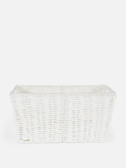 Boîtes Et Paniers|Primark Panier Moyen En Corde De Papier Blanc