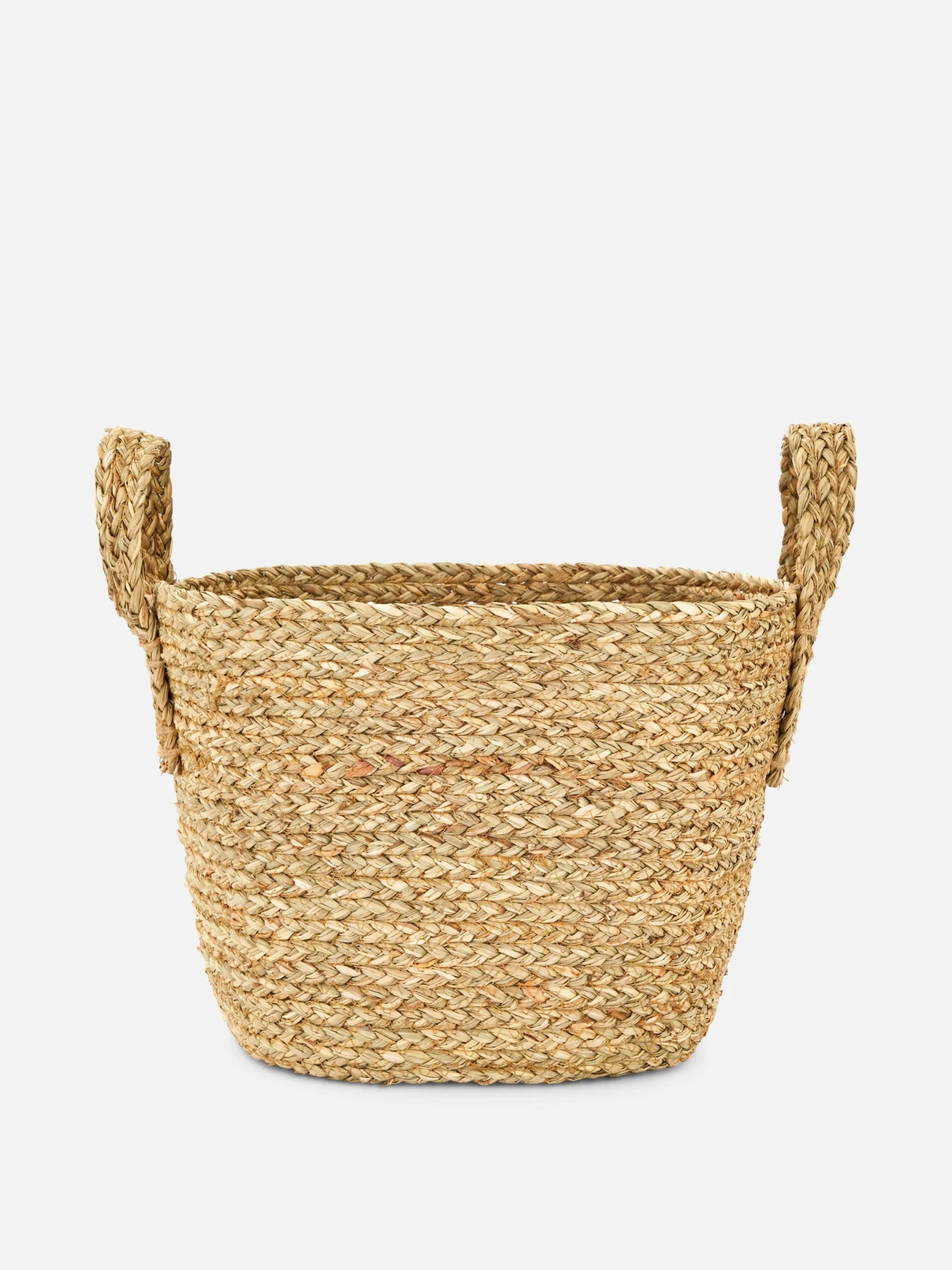 Boîtes Et Paniers|Primark Panier Tissé à Double Anse Naturel