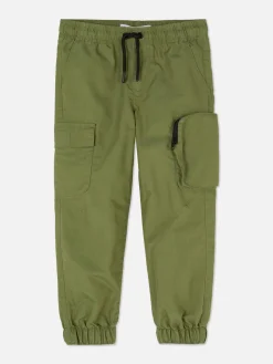 Pantalon|Primark Pantalon Cargo Avec Cordon De Serrage Kaki