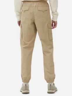 Pantalon|Primark Pantalon Cargo Décontracté Resserré Aux Chevilles Grège