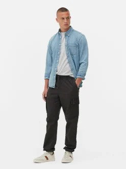 Pantalon|Primark Pantalon Cargo Décontracté Resserré Aux Chevilles Anthracite