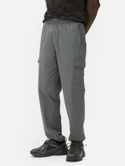 Pantalon|Vêtements De Sport|Primark Pantalon Cargo Resserré Aux Chevilles Avec Bloque-cordon Anthracite