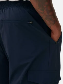 Pantalon|Vêtements De Sport|Primark Pantalon Cargo Resserré Aux Chevilles Avec Bloque-cordon Bleu marine