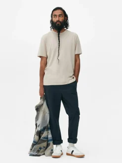 Pantalon|Primark Pantalon Chino Coupe Droite Bleu marine