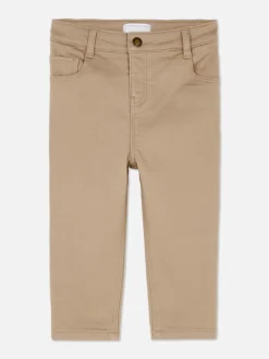 Pantalons Et Leggings|Primark Pantalon Chino En Sergé Fauve