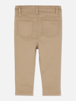 Pantalons Et Leggings|Primark Pantalon Chino En Sergé Fauve