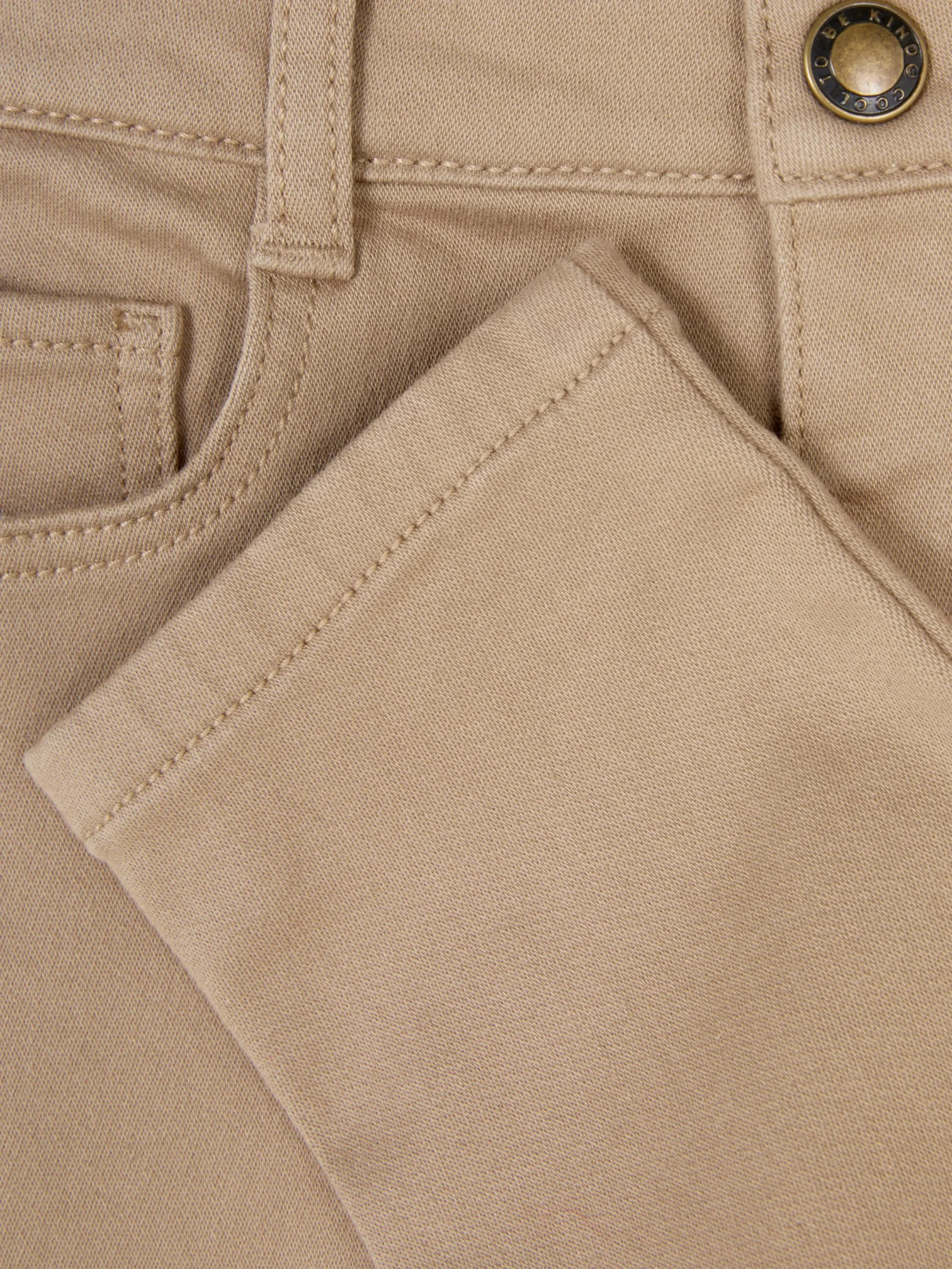 Pantalons Et Leggings|Primark Pantalon Chino En Sergé Fauve