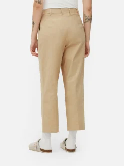 Pantalons Et Leggings|Primark Pantalon Chino Fuselé Grège