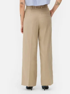 Pantalons Et Leggings|Primark Pantalon Chino Large Grège