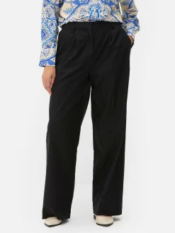 Pantalons Et Leggings|Primark Pantalon Chino Large Noir