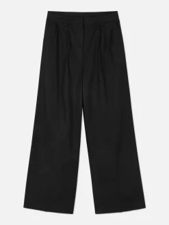 Pantalons Et Leggings|Primark Pantalon Chino Large Noir