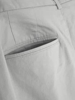 Pantalon|Primark Pantalon Chino Stretch Coupe Slim Gris clair