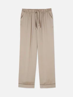 Bas De Pyjama|Primark Pantalon De Pyjama En Satin Moka