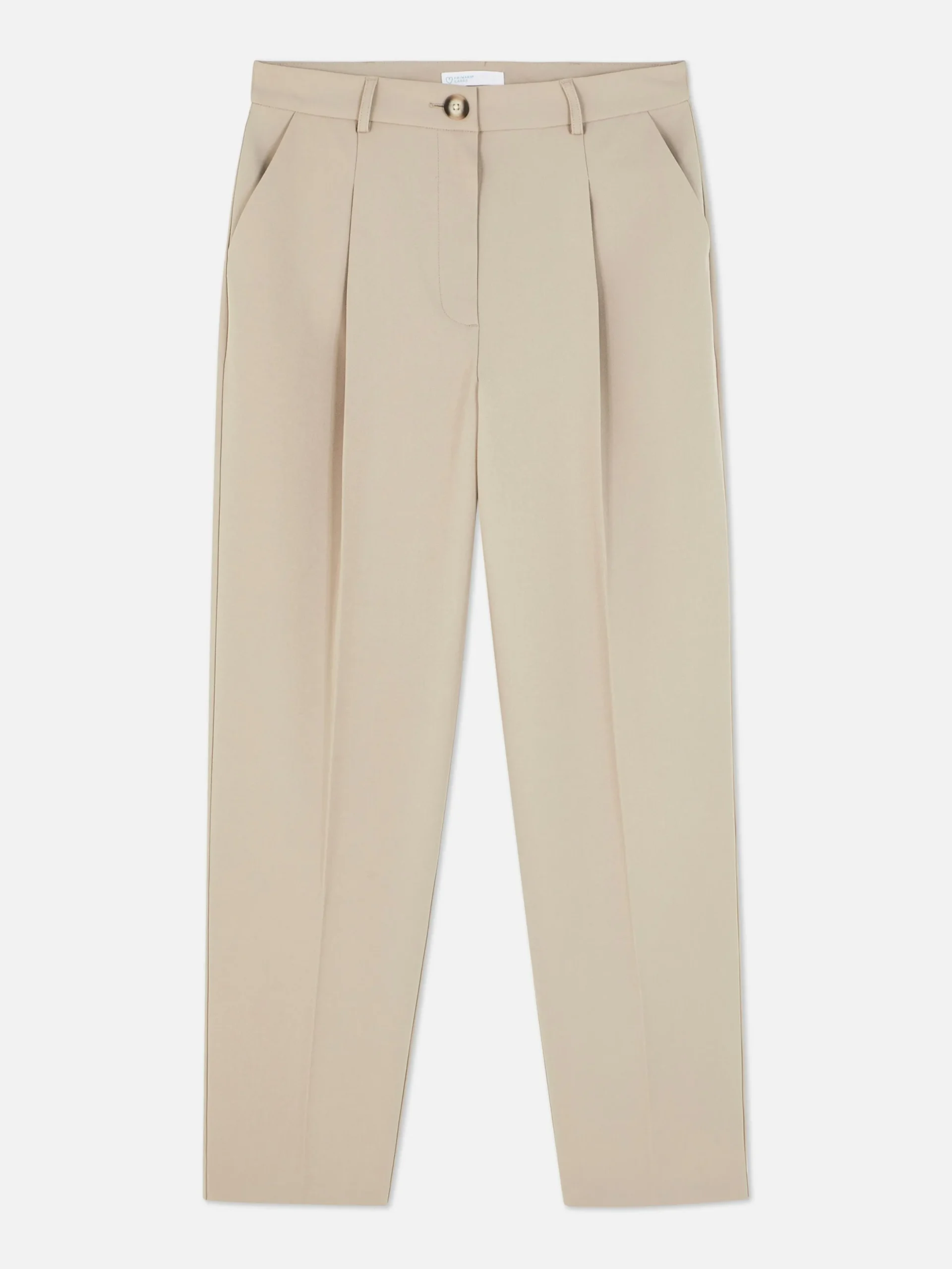 Pantalons Et Leggings|Primark Pantalon Droit Ajusté à Coordonner Grège