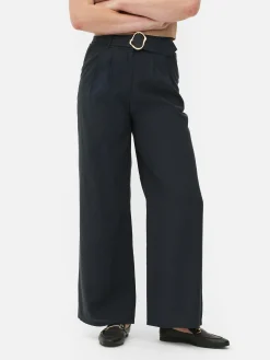 Pantalons Et Leggings|Primark Pantalon Large à Boucle à Coordonner Noir