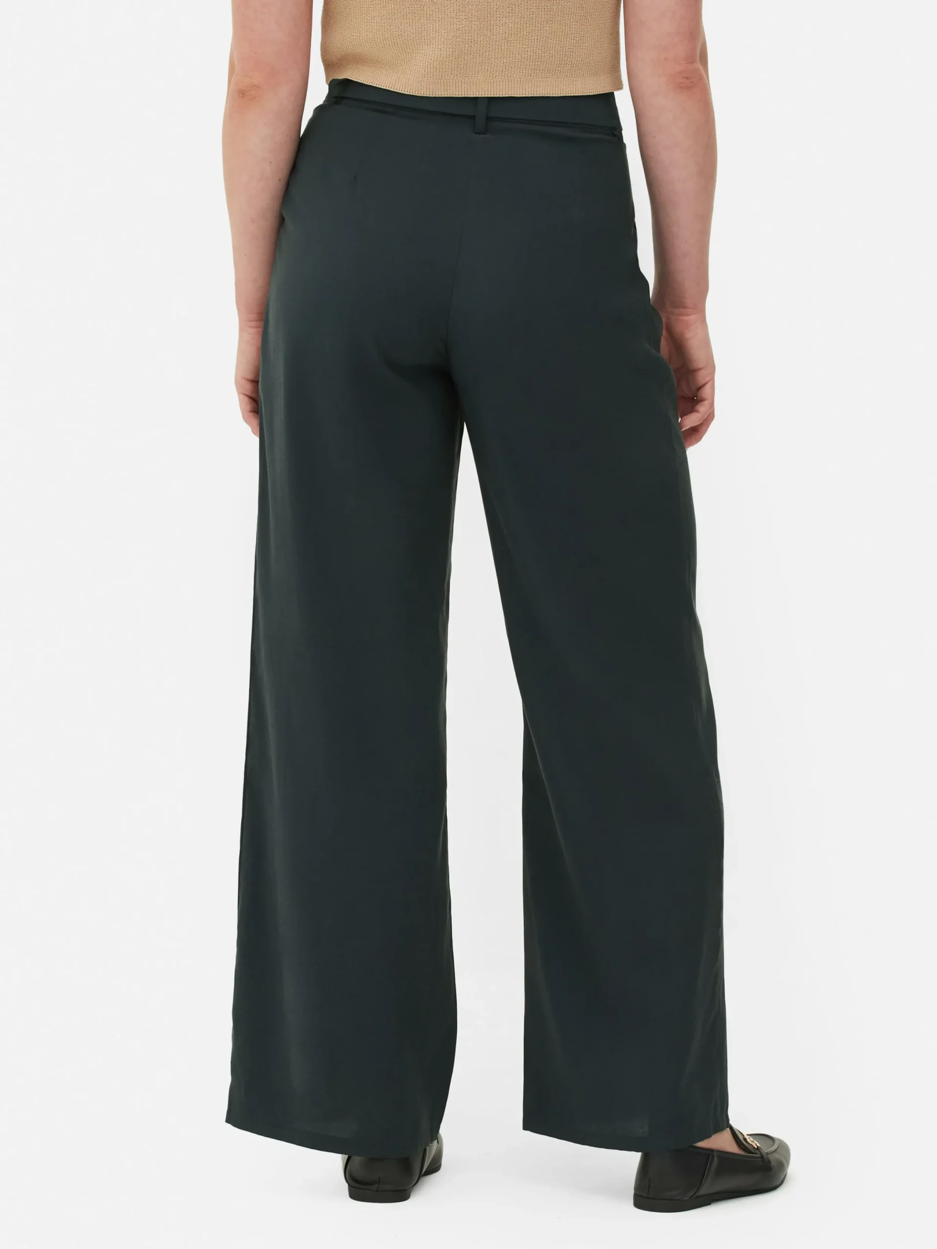 Pantalons Et Leggings|Primark Pantalon Large à Boucle à Coordonner Noir