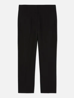 Pantalons Et Leggings|Primark Pantalon Taille Haute Surpiqué Noir
