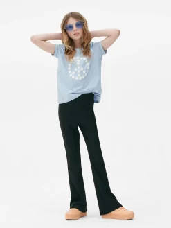 Pantalons Et Leggings|Primark Pantalon évasé Côtelé Noir