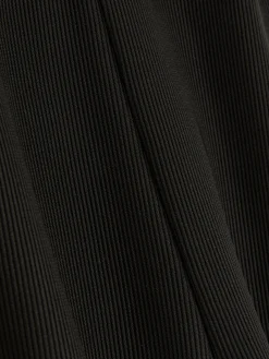 Pantalons Et Leggings|Primark Pantalon évasé Côtelé Noir