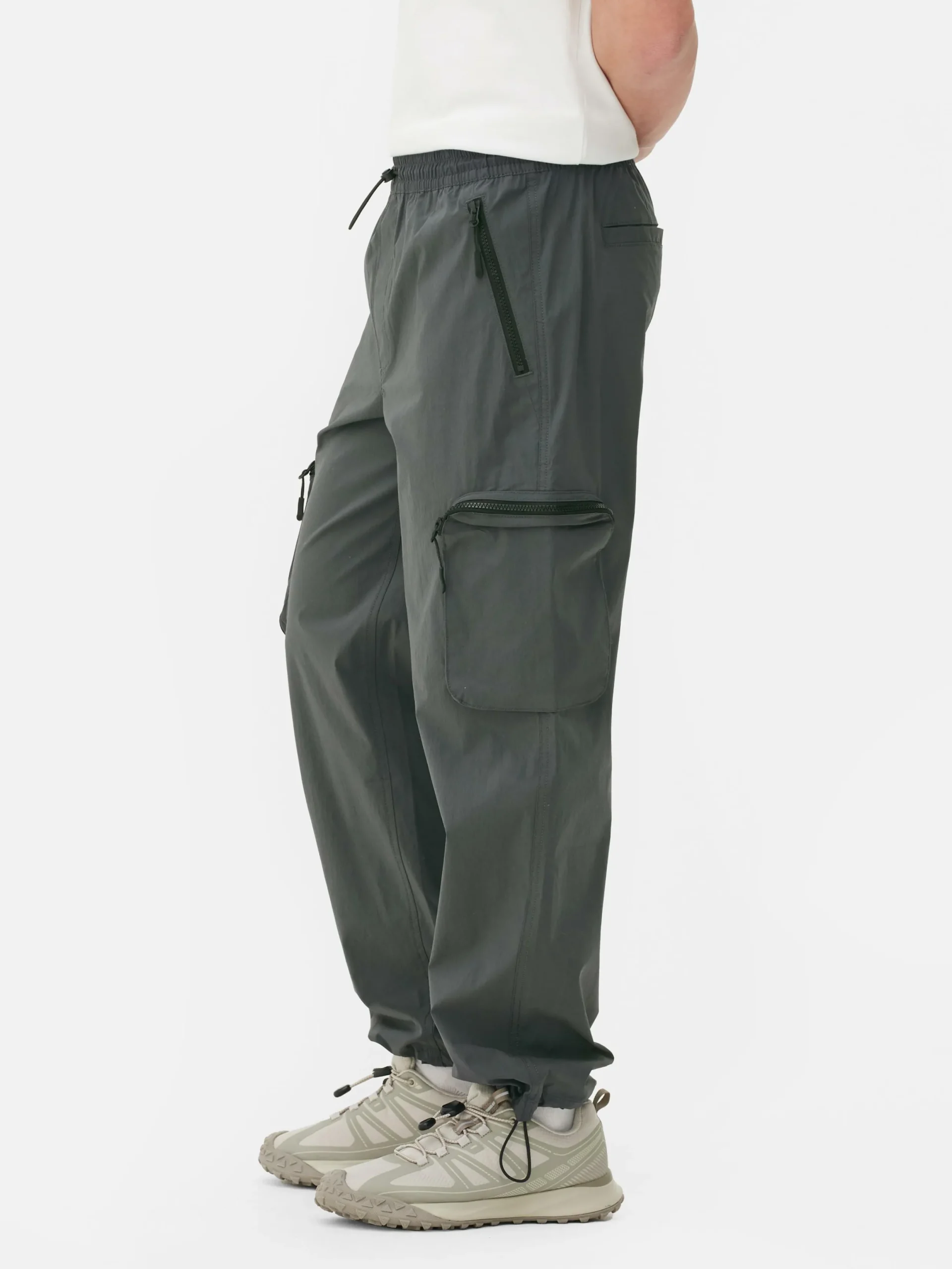 Pantalon|Primark Pantalons Cargo Technique Gris